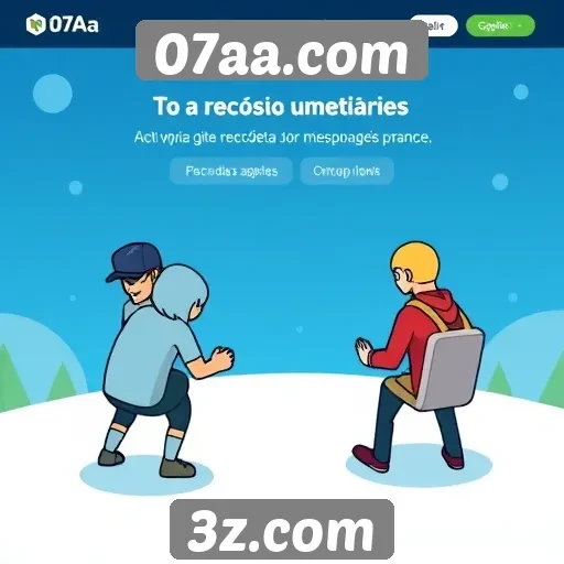 Recursos de comunidade e interatividade no site de jogos 07aa.com