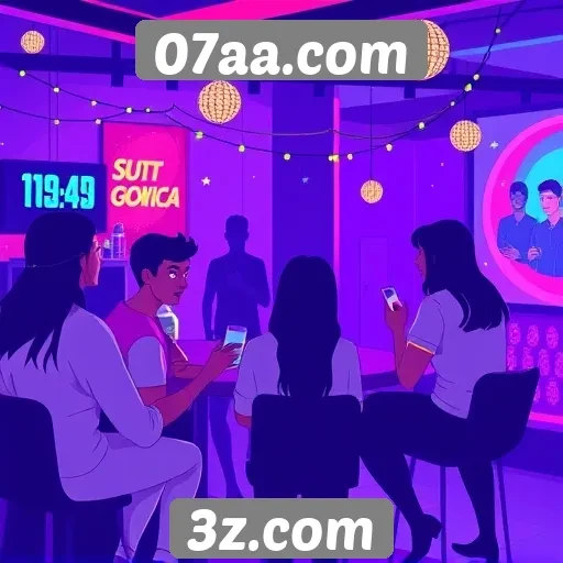 Interação social e comunidades no ambiente 07aa.com